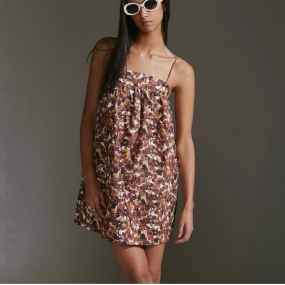 Anthropologie Lauren Babydoll Mini Dress NWT